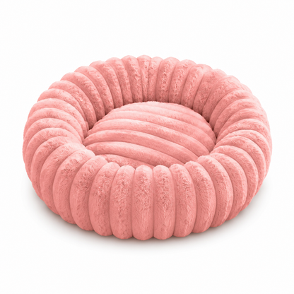 Cama Redonda Afelpada para Perros y Gatos